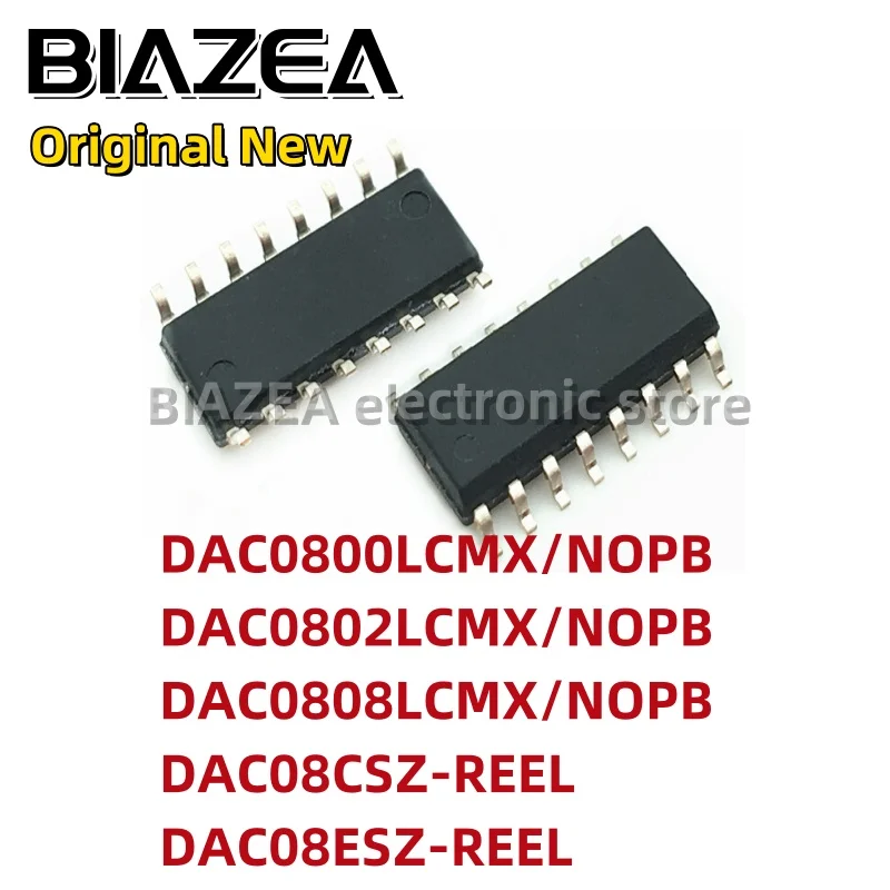 1piece DAC0800LCMX/NOPB DAC0802LCMX/NOPB DAC0808LCMX/NOPB DAC08CSZ-REEL DAC08ESZ-REEL SOP16 Chipset