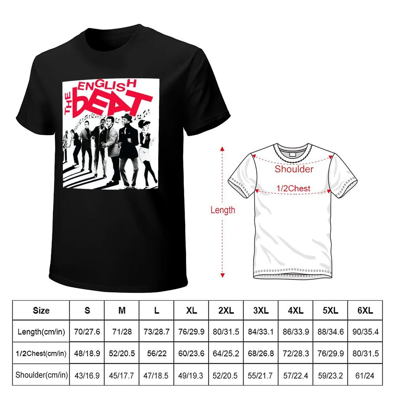 The English Beat Band Essential T-Shirt Retro Style Print Casual Top