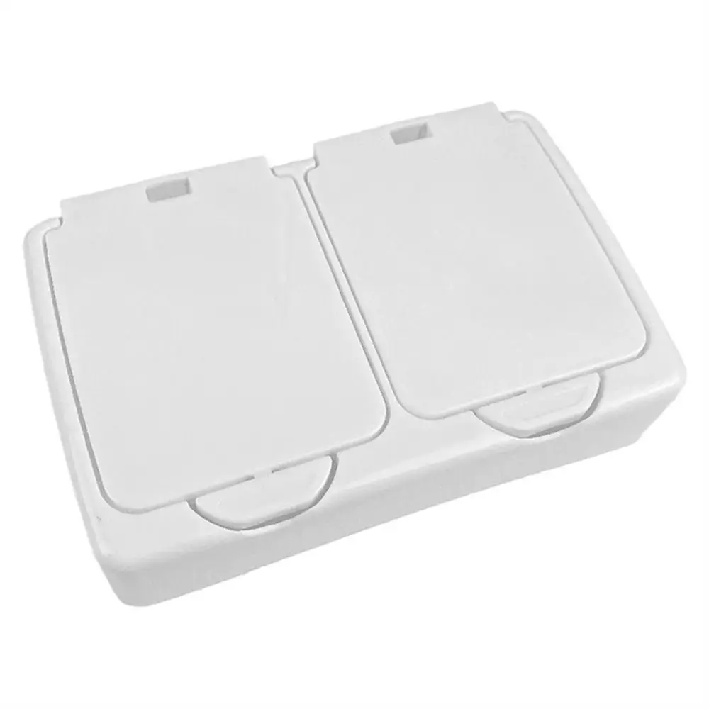 

Multi-functional Desk Organizer Box Large Capacity with Lid Sticker Storage Box Button White Stationery Containers DIY Craft