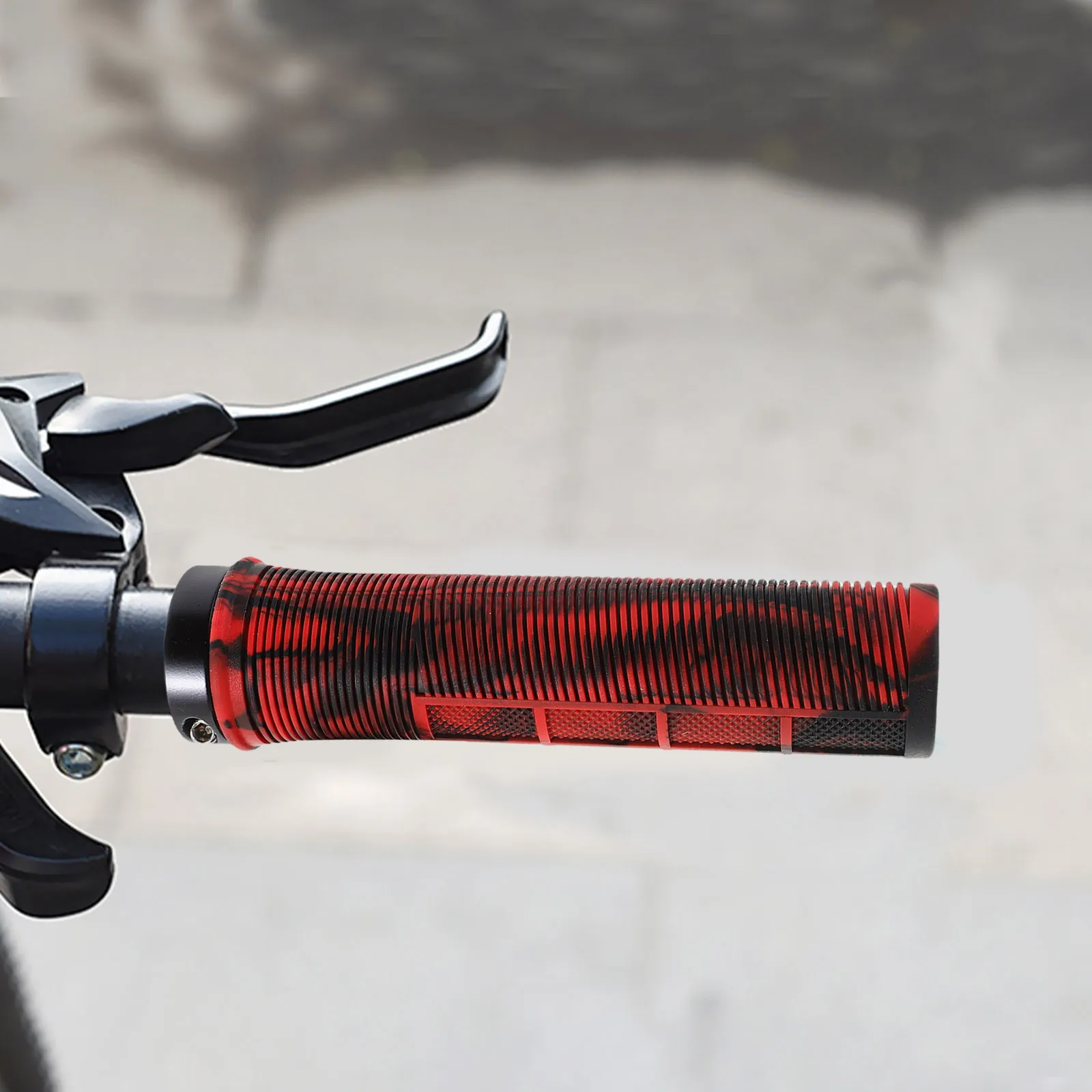 

2Pcs Folding Bike Handlebar Grips Camouflage Non-Slip Locking Bicycle Grip Accessories for Mountain Road Outdoor Bikes