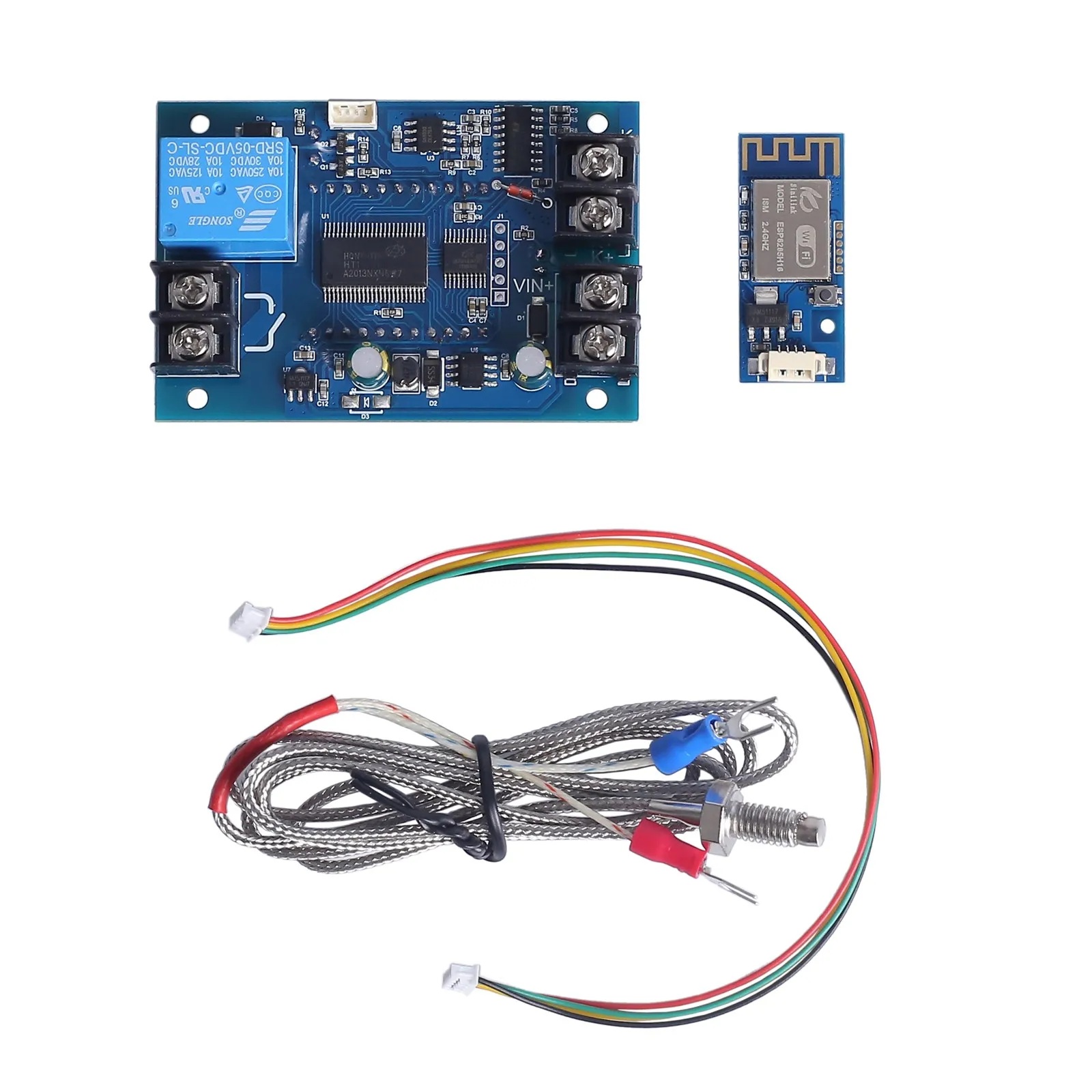 12V 24V K Type Thermocouple Thermostat Module Remote Wireless WIFI Temperature Controller Board Digital LCD Display -99℃-999℃