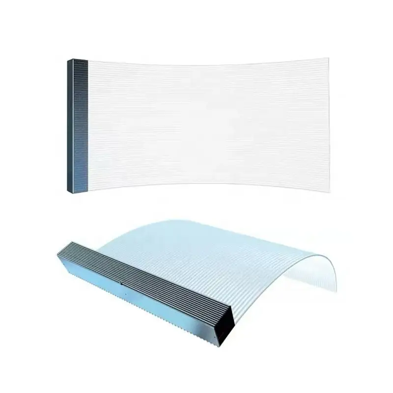 Fenster, selbstklebendes LED-Werbetafel, 2024, China-Fabrik, transparenter LED-Bildschirm, flexibler LED-Film, Kristall-Display