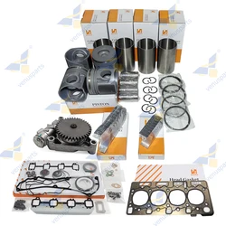 3CX Overhaul Rebuild Kit For JCB Diesel Piston Rings Cylinder Liner Full Gasket Set Main Bearing Oil Pump Engine Parts