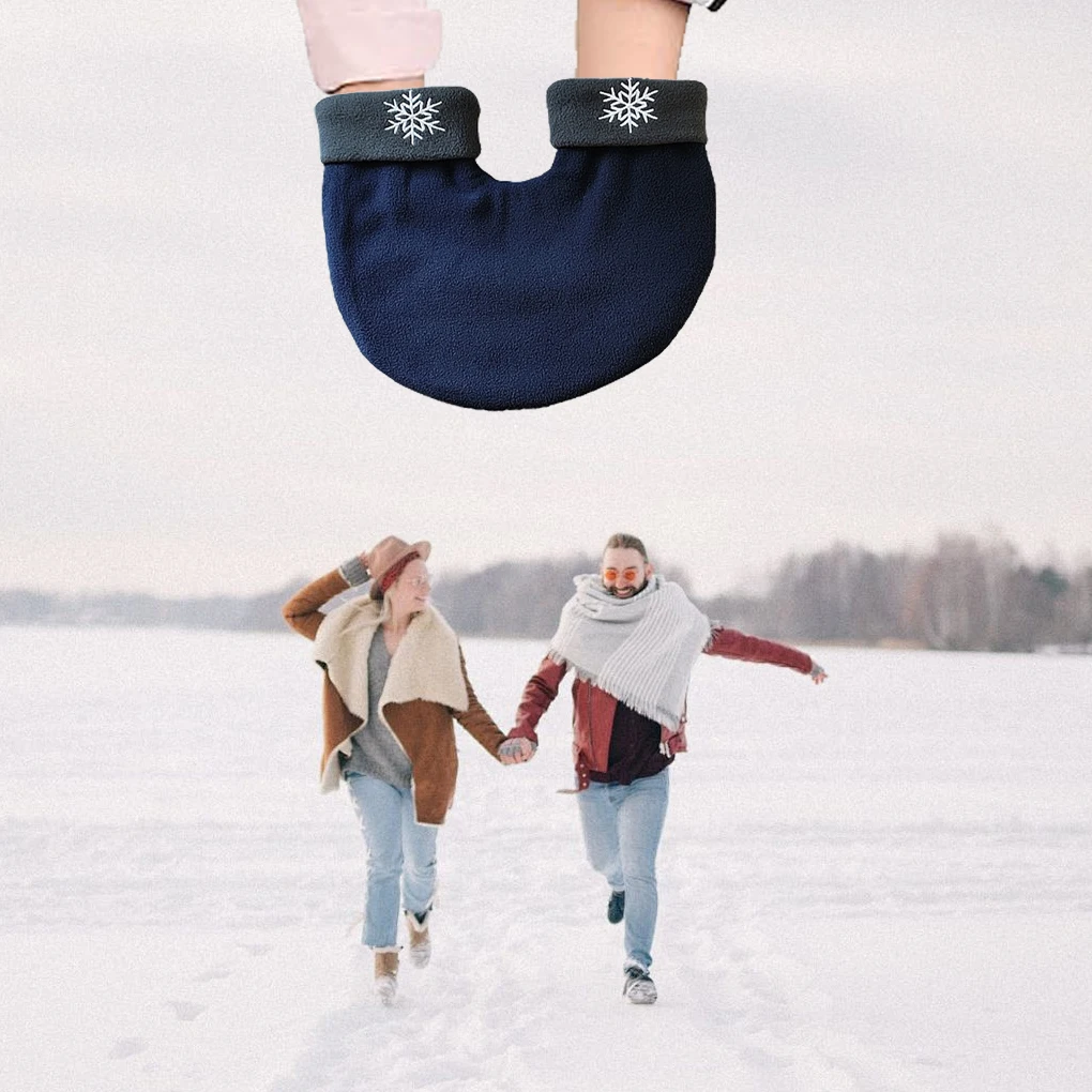 ชุดถุงมือคู่รักฤดูหนาว 3 ชิ้น/ชุด ถุงมือหนา อุ่น ยืดหยุ่น กันลม ทำจากไนลอนและโพลีเอสเตอร์ ถุงมือฤดูหนาวสุดโรแมนติกสำหรับคู่รัก