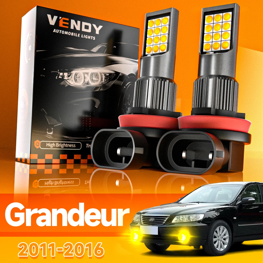 2 stücke Für Hyundai Grandeur HG 2011-2016 LED Nebel Licht 2012 2013 2014 2015 Canbus Zubehör