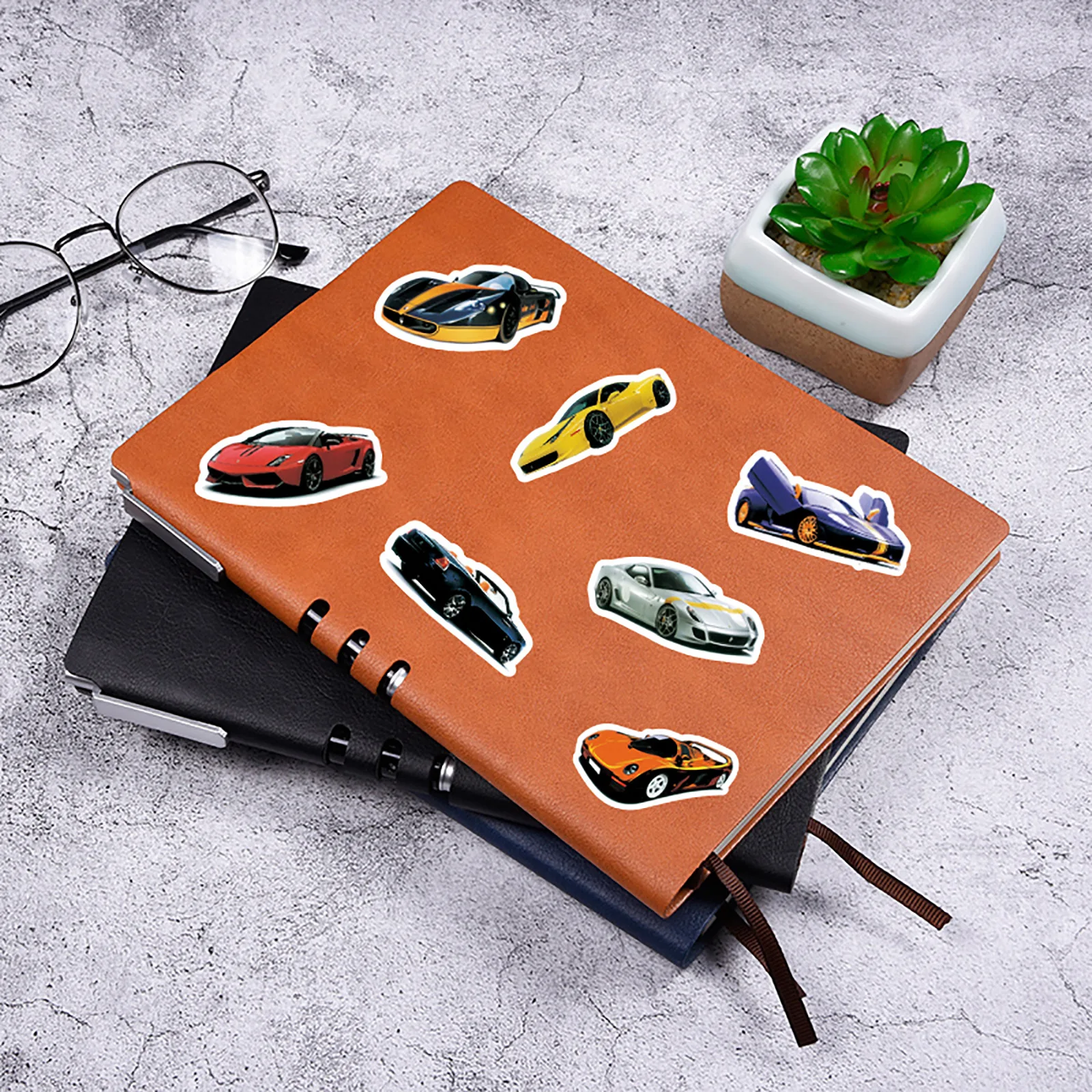 50Pcs Handsome Modified Car Series Graffiti Stickers Suitable for Laptop Helmets Desktop Decoration DIY Stickers Toys Wholesale