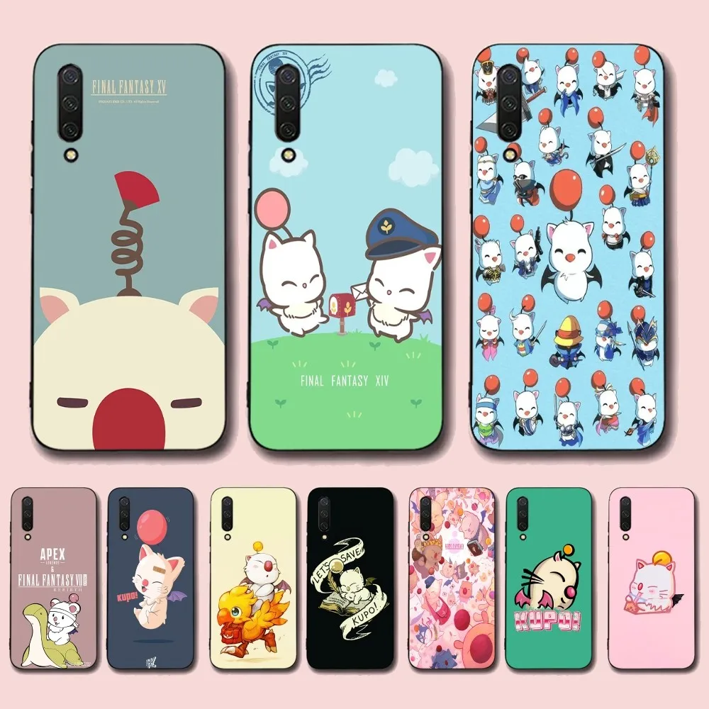 Game F-Final Fantasy Moogle Phone Case For Xiaomi Mi 5X 8 9 10 11 12 lite pro 10T PocoX3pro PocoM3 Note 10 pro lite