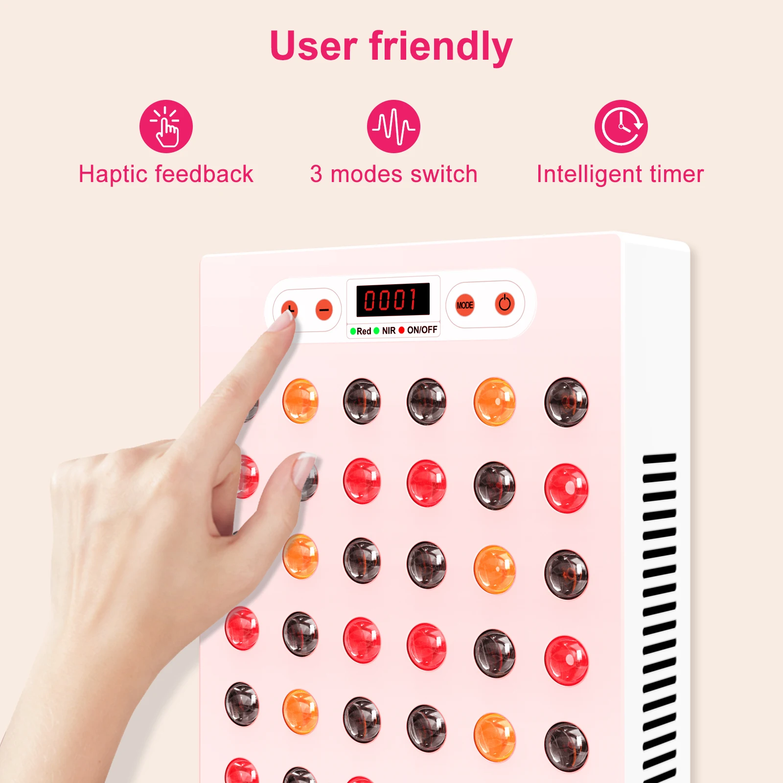 2025 رائجة البيع Bonliter 750W جهاز أحمر بالقرب من الأشعة تحت الحمراء 630nm 660nm 810nm 830nm 850nm Led العلاج بالضوء