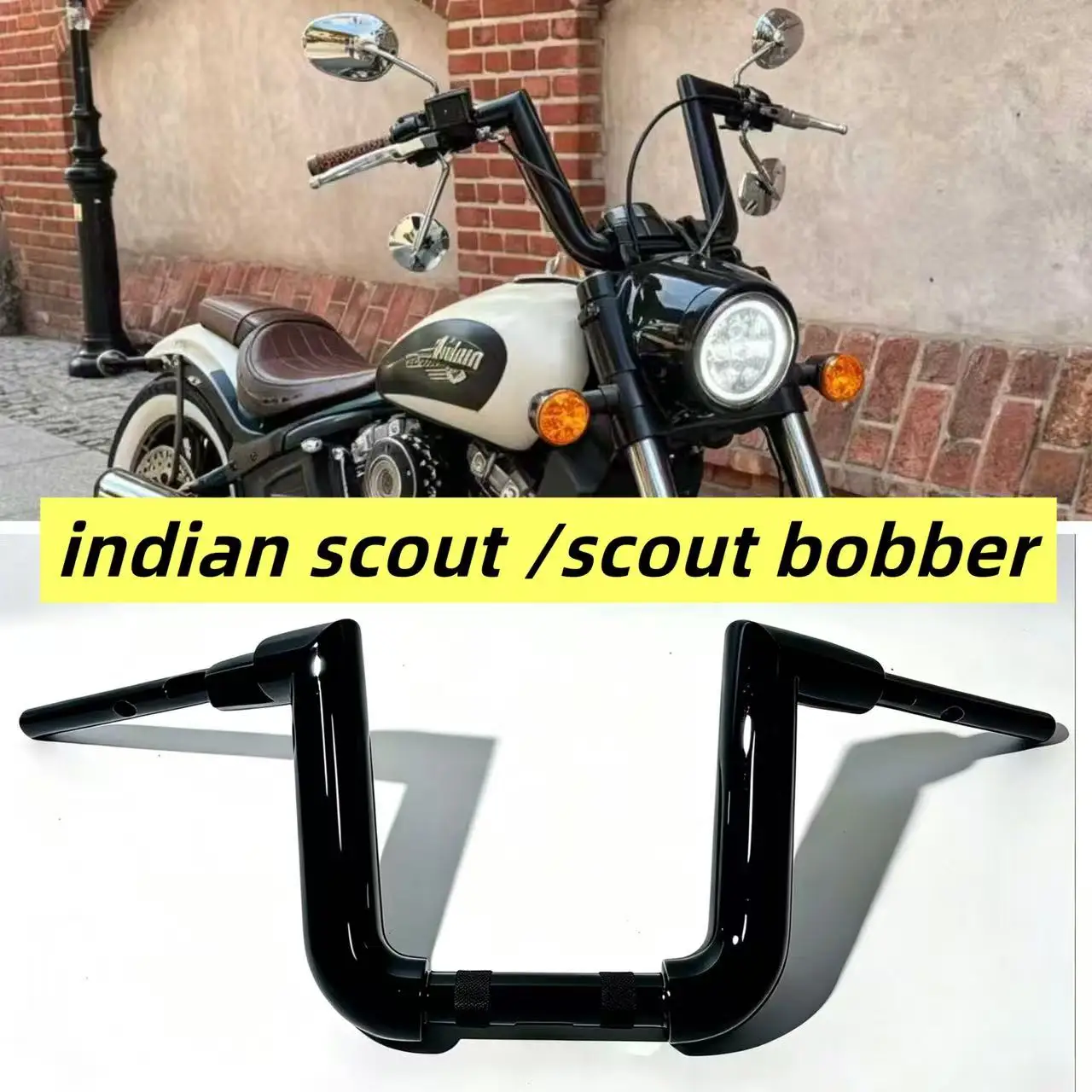 

Руль Ape Hanger 2 дюйма для Indian Scout Bobber 101, Twenty Sixty, Bobber, Scout Classic, Sport Scout – Запчасть для мотоцикла