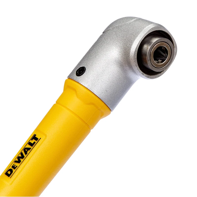 Dewalt DT71517T Right Angle Torsion Drill Adapter Attachment 1/4in Hex Shank Drill Bit Flexible Torsion Zone With 10Pcs Bits