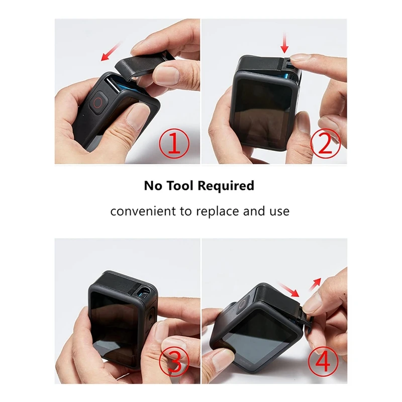 Replacement Side Door Battery Cover For Gopro Pass Through Battery Door Cover For Gopro 10/9/11/12 Camera Accessories