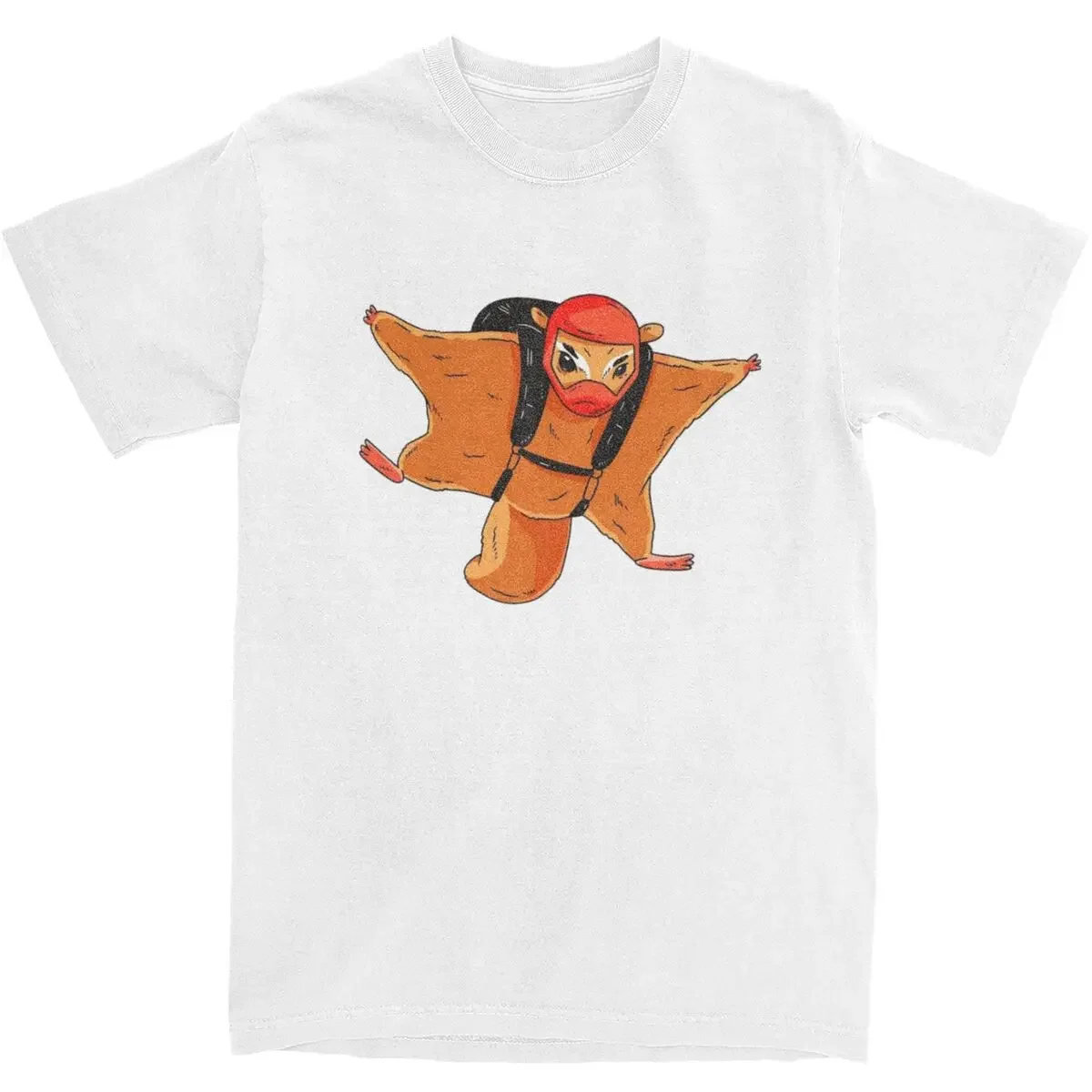 Men Women Wingsuit Flying Squirrel Graphic Printed Tee Shirt Apparel Funny Cotton Skydiving Wingsuiter T Shirt Top Tee Clothes