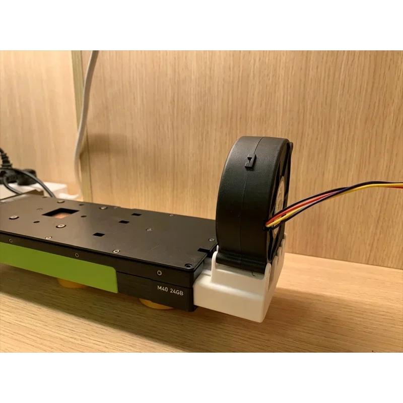 N+ New 9cm L-shaped Turbo Cooling Fan, Modified for NVIDIA for Tesla P40 P100 M40 GPU BFB1012VH