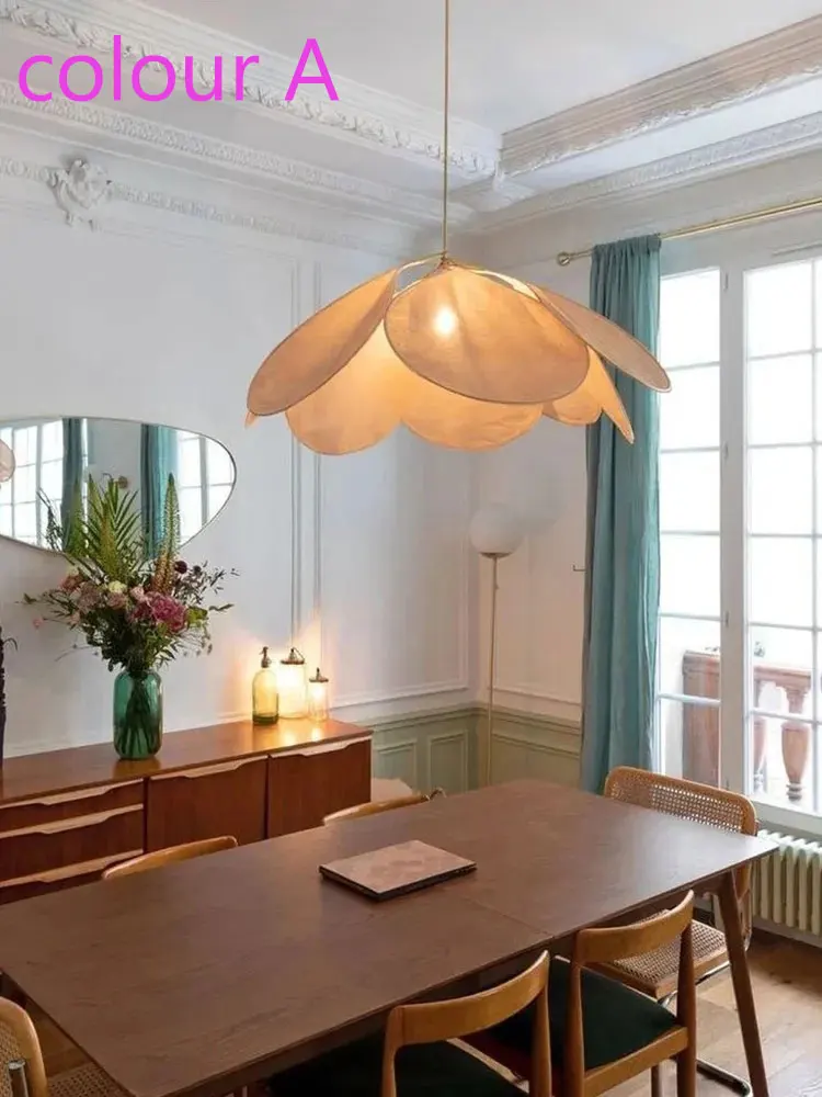 Nordic Fabric blade Pendant Lights Morocco Bohemian Lamps for Dining Living Bedroom Homestay room decor Chandeliers lustre