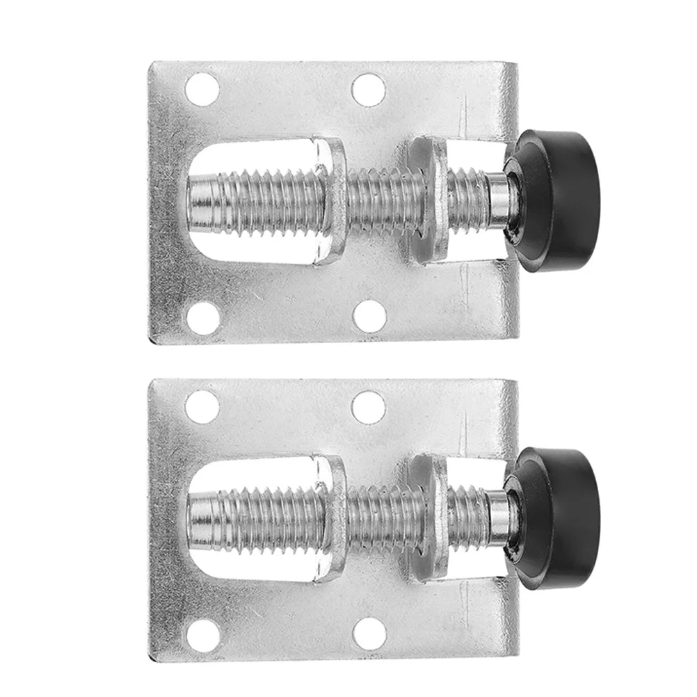 2개 조절식 캐비닛 발 받침대, 테이블, 옷장, 작업대용 중량 금속 가구 레벨링 발, 미끄럼 방지 패드