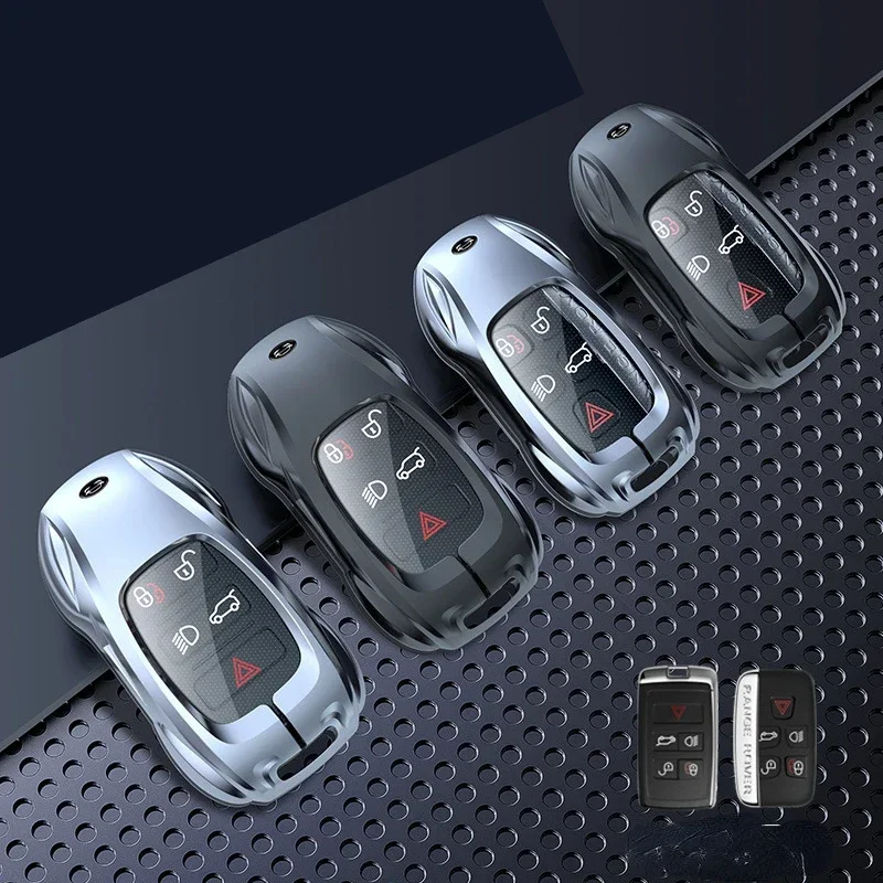 For Land Rover Range Rover Evoque Defender Discovery 4 5 Car Key Protection Shell Cartoon Smart Remote Key Cover Car Accessories