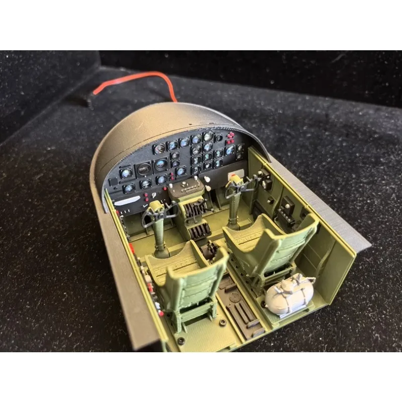 Flightline 1600mm B-25 Mitchell 3D Printed Cockpit Upgrade Set, Scale Interior Instrument Panel for Freewing RC Warbird Plane