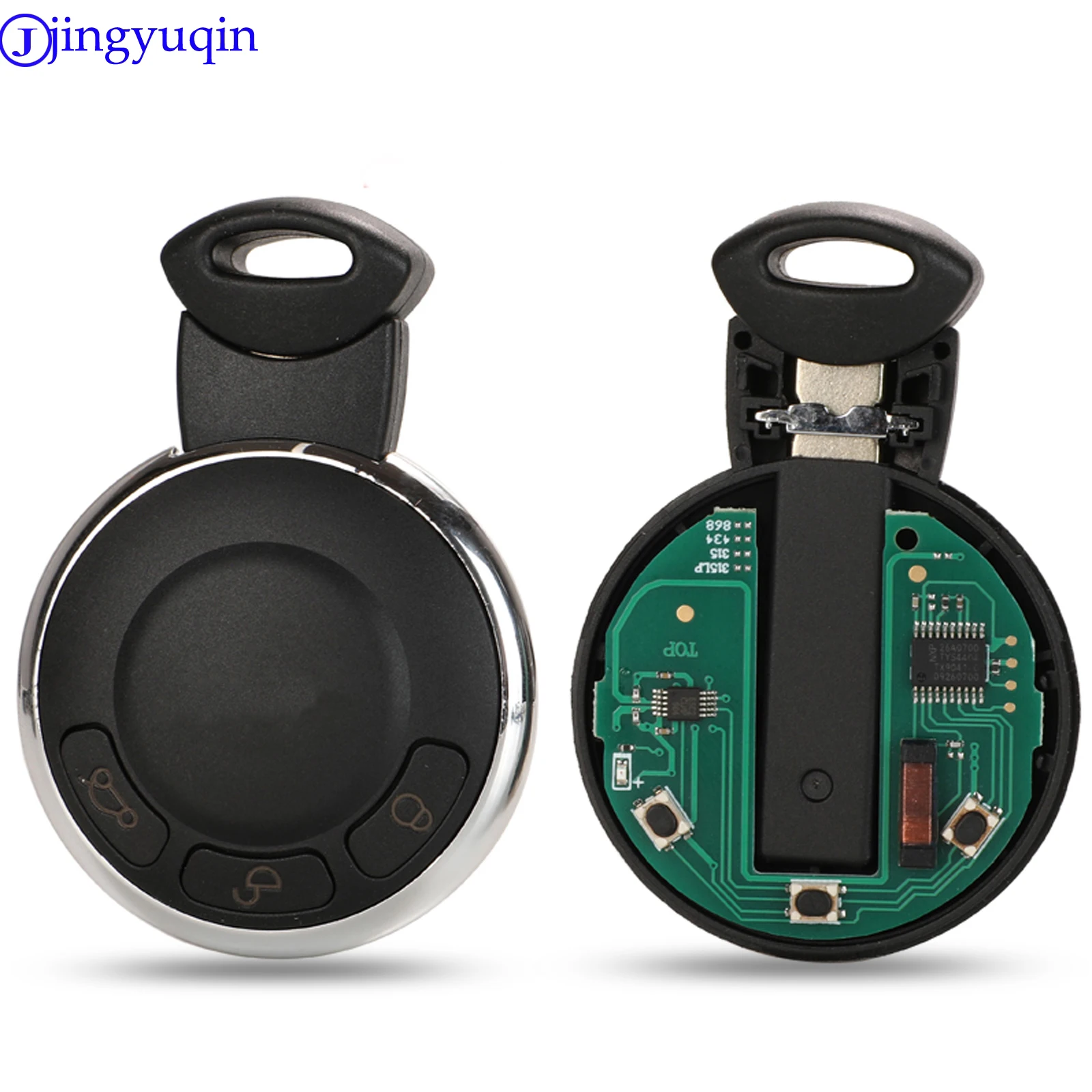 Jingyuqin KR55WK49333 Fernbedienung Schlüssel Shell Abdeckung Fall Auto Stystem 315/433/868Mhz Für BMW Mini Cooper Fernbedienung smart key