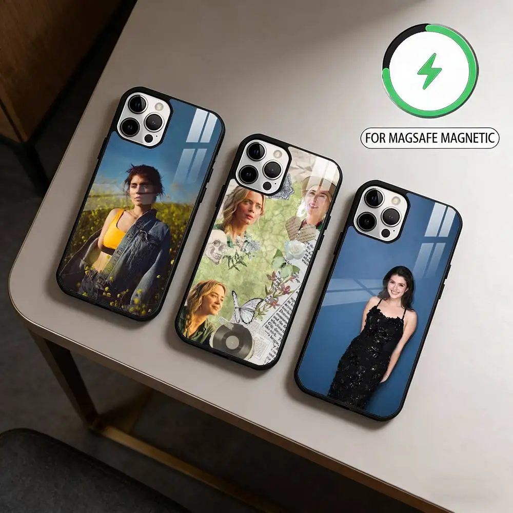E-Emily Atress B-Bader Magnetic For Magsafe Wireless Charging Phone Case For iPhone17,16,15,14,13,12,11 Plus,Pro Max