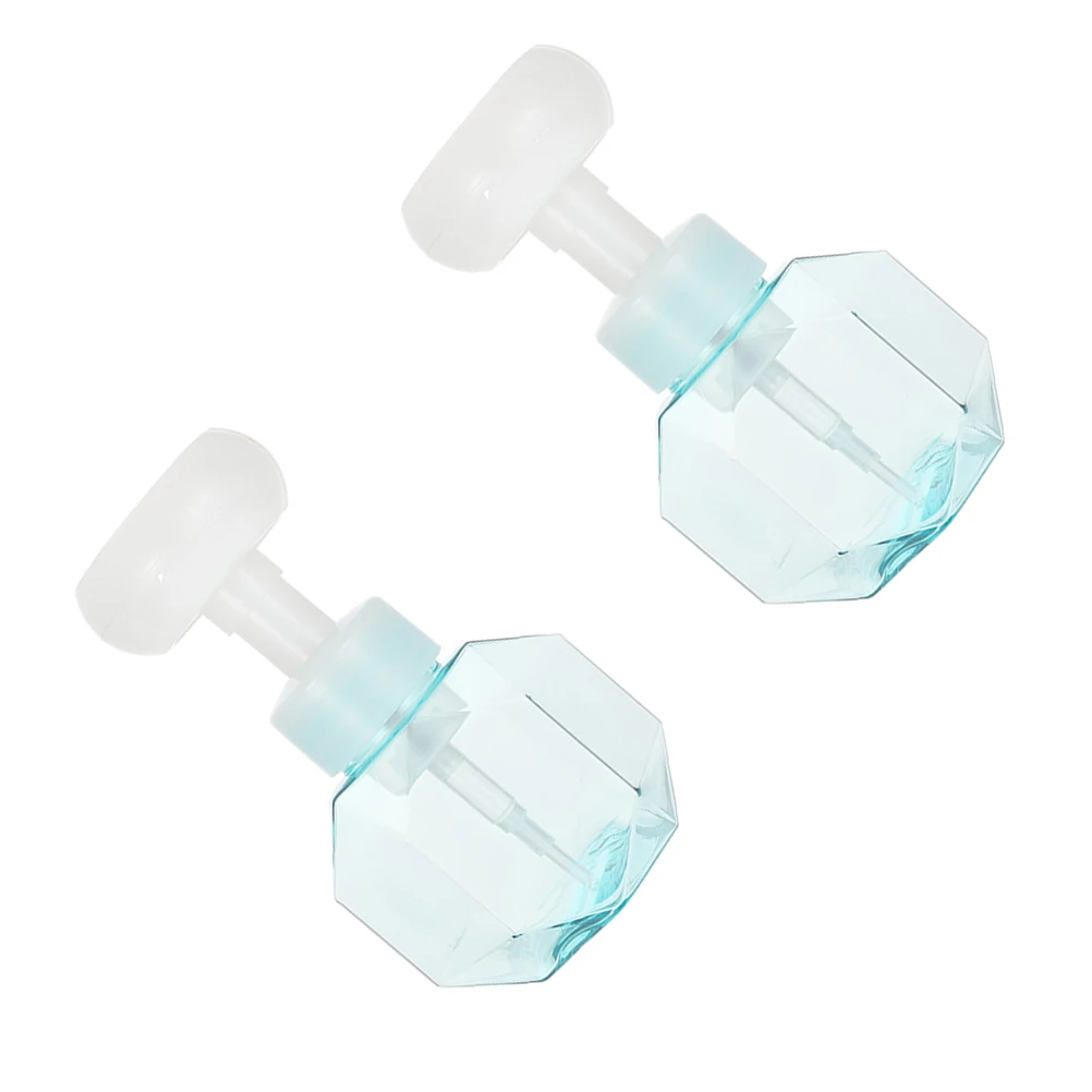 

2 Pcs Flower Foam Bubble Bottle Face Wash Maker Travel Soap Dispenser Cute Top Pp Material Hand Foaming Facial