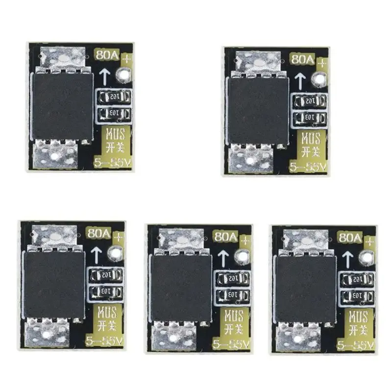 【كابل USB-C】وحدة تشغيل مفتاح الزناد MOS 80A أنبوب تأثير مجال الطاقة العالية تنظيم PWM لوحة تحكم التبديل الإلكترونية 5P #4