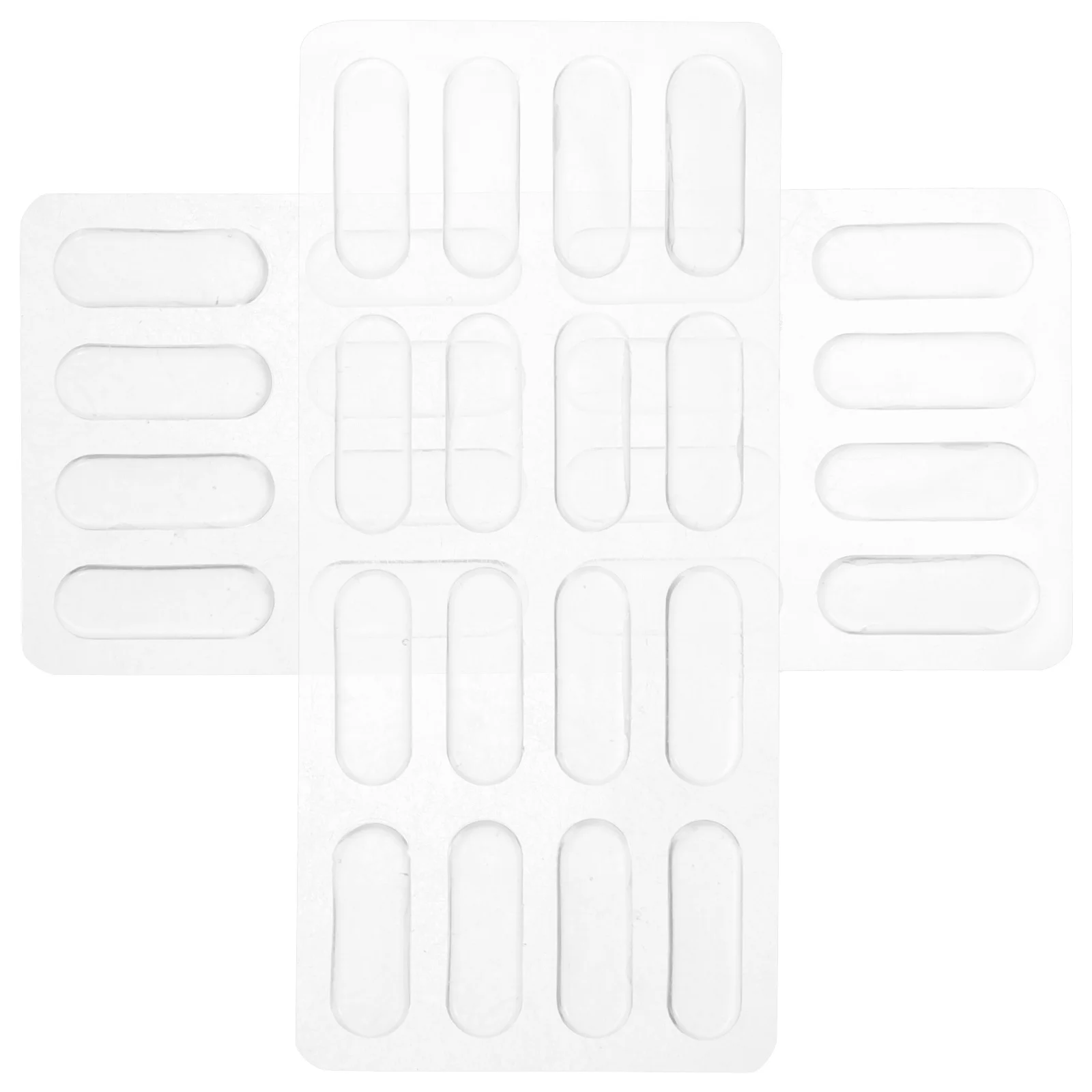 

2Pcs Cabinet Door Anti-Collision Silicone Bumpers Clear Rubber Drawer Protectors Furniture Wall Guards Cabinet Rubber Bumpers