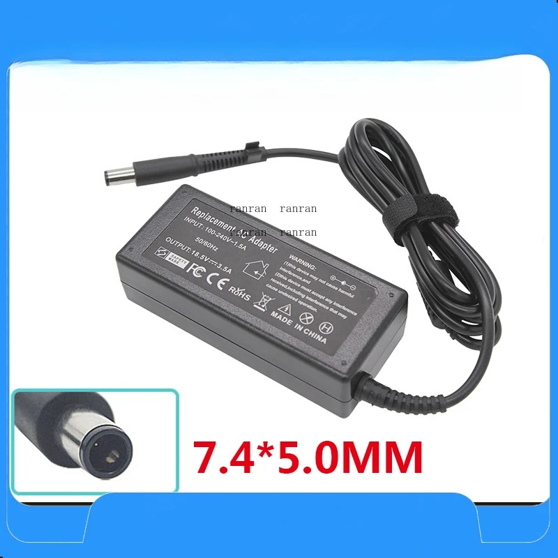 18.5v 3.5a 7.4*5.0mm 65w ac carregador adaptador para portátil para hp compaq pavilion g6 dv5 dv6 dv7 dv4 g50 g60 n193 cq43 cq32 cq60