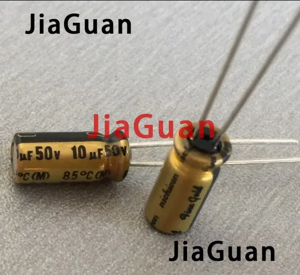 50PCS NICHICON FG 50V10UF 5x11MM fine gold 10UF 50V FineGold 10UF50V Amplifier MUSE Audio Capacitor 10UF/50V