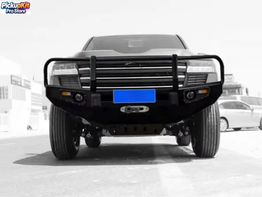 

Heavy-Duty Steel Bull Bar Front Bumper for Land Cruiser LC300