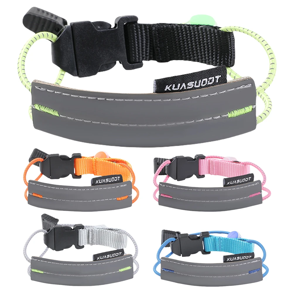 Tali Celana Sepeda Reflektif Tali Kaki Celana dengan Visibilitas Tinggi Tali Celana Sepeda untuk Berjalan Malam Hari Bersepeda Berlari