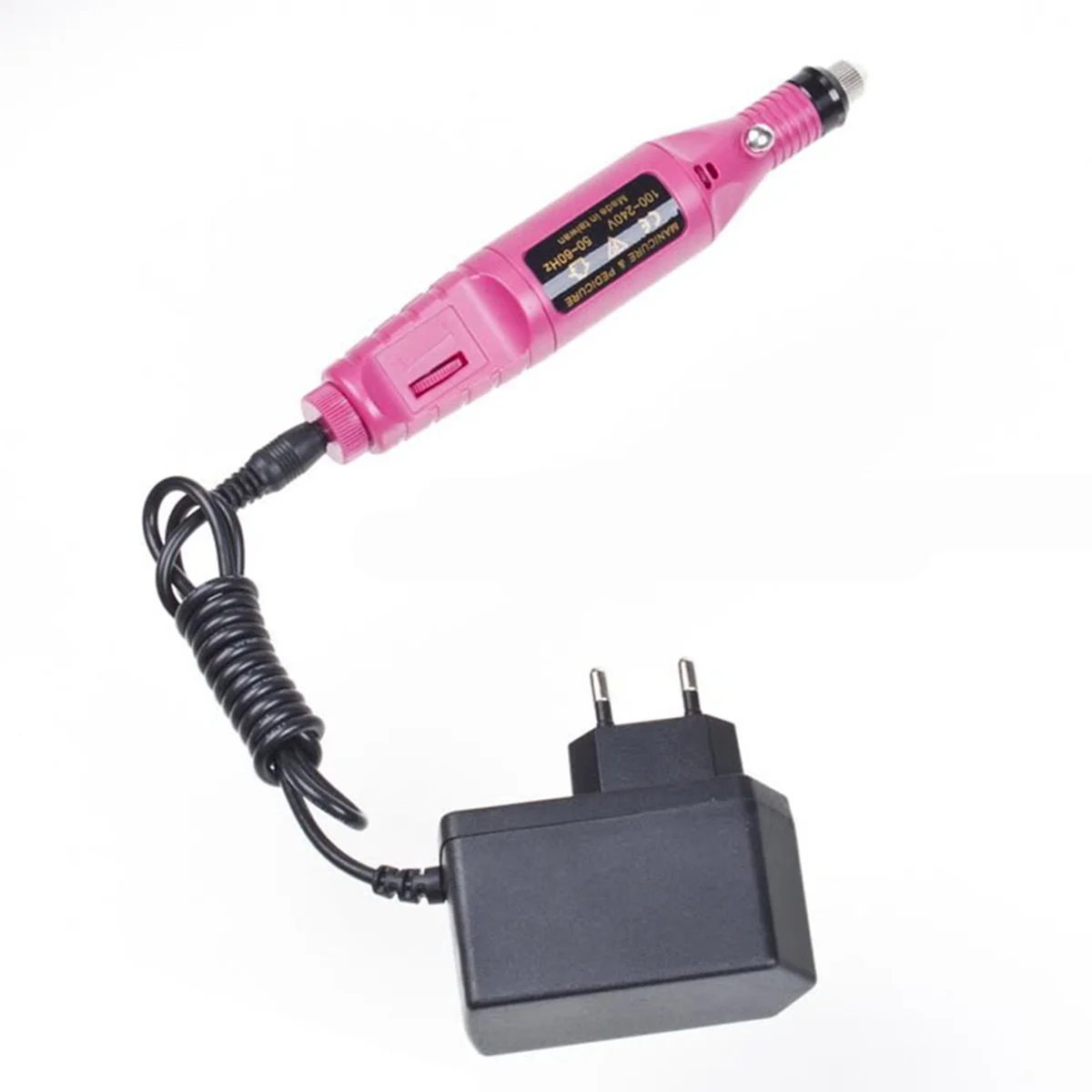 Professional Electric Manicure Machine Nail Drill Pedicure File Power Adapter EU Plug Manicure Machine Power Adapter