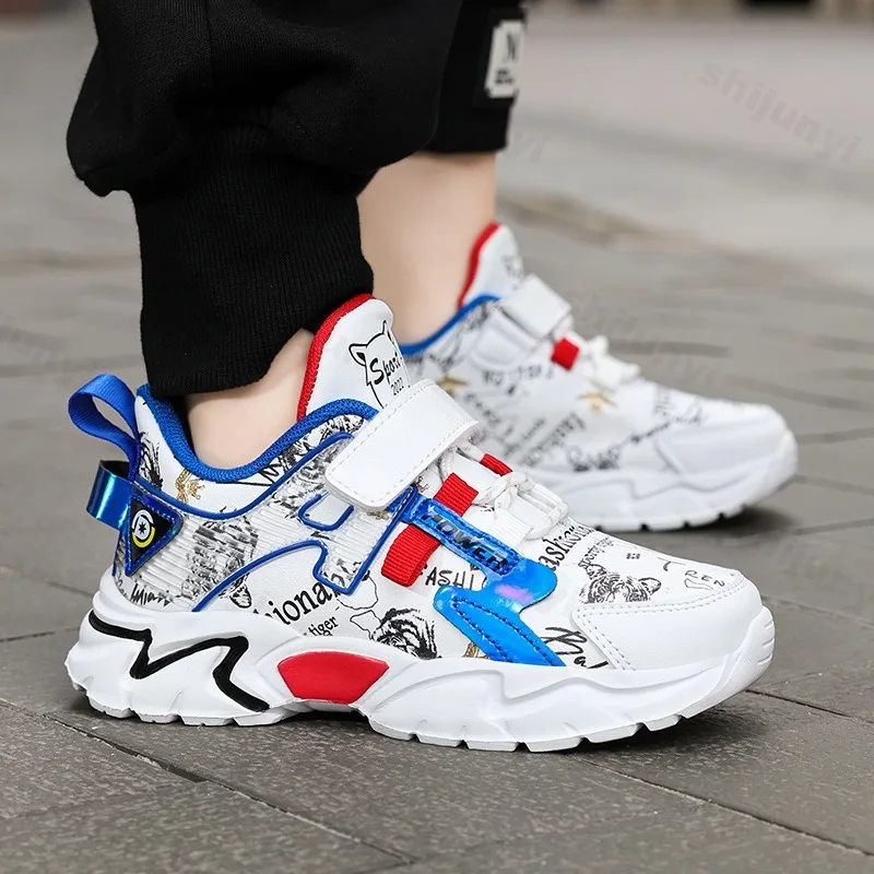 

Children's Sports Casual Shoes 2025 Summer Boys' Soft Sole Comfortable Versatile Thick Soled Shoes Fashion Trend Chunky sneakers