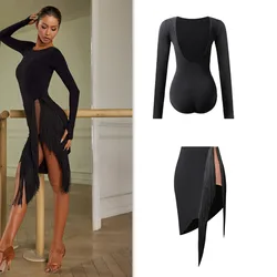 Latin Dance Dress  black latin skirt latin leotard latin dress Tango Dress Rumba ChaCha  latin dresses woman zym 2153