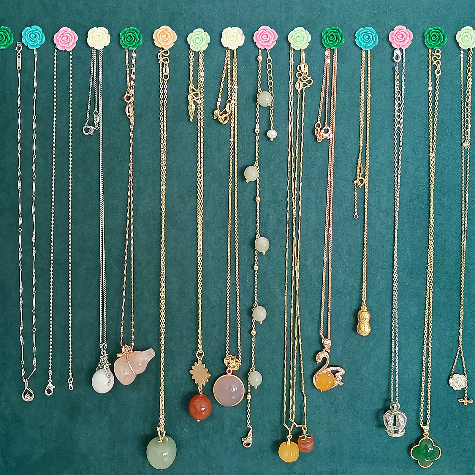 

30Pcs Resin Rose Replaceable Push Pin Multi Function Thumbtacks Delicate Compact Map Accessories Daily Use Pushpins