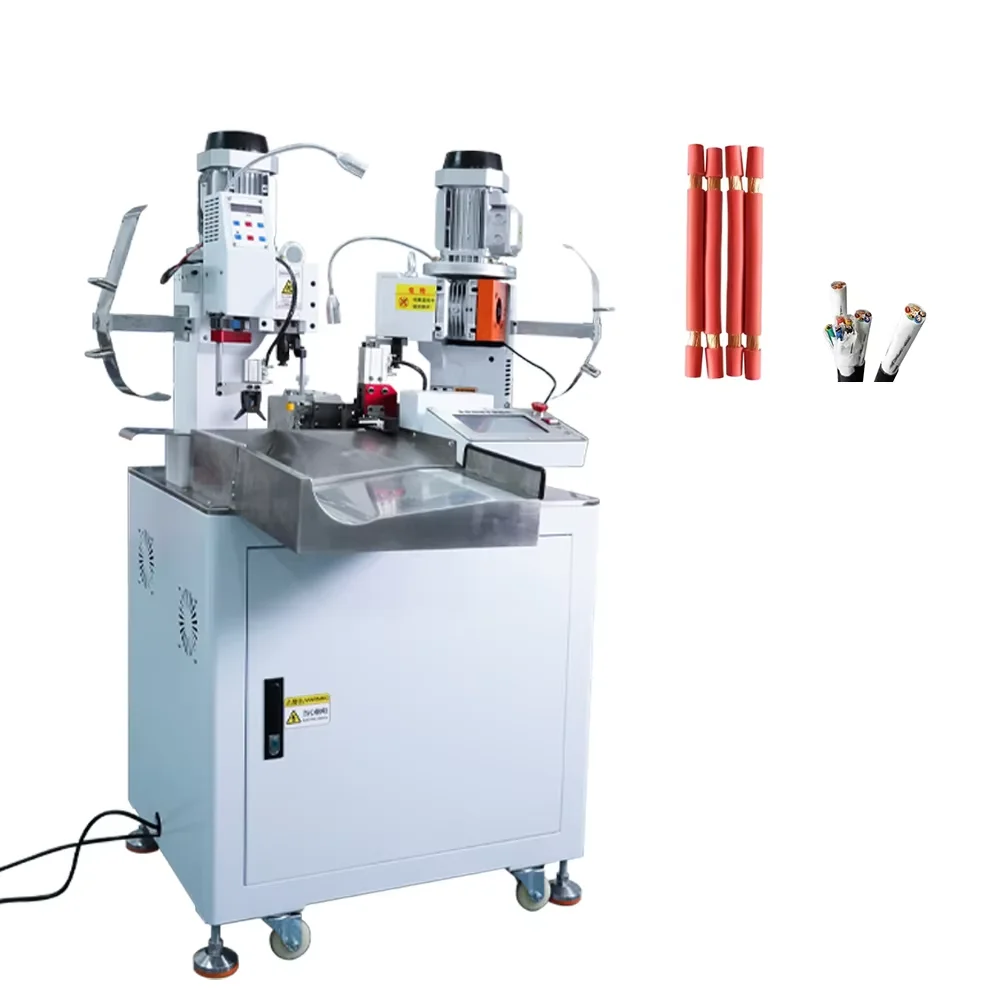 DG Double Head Fully Automatic Terminal Crimping Machine Manufacturers Multi Functional Wire Terminal Crimping Machine