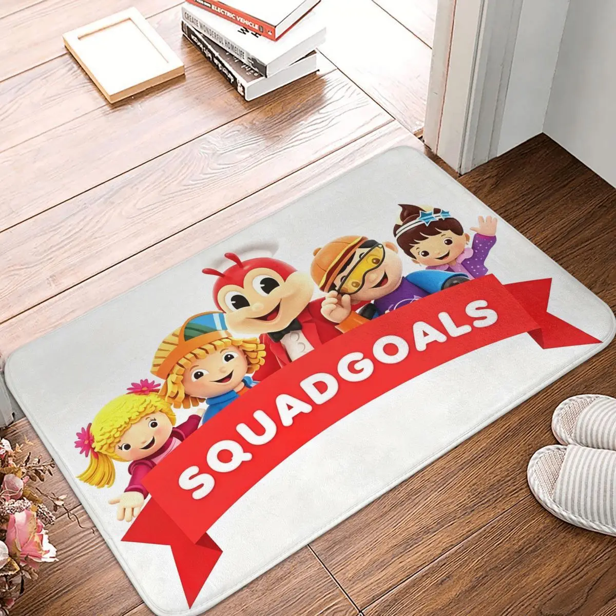 Retro Jollibee Doormat Kitchen Entrance Home Floor Mat Non-slip Carpet Rug for Bathroom Footpad Mats
