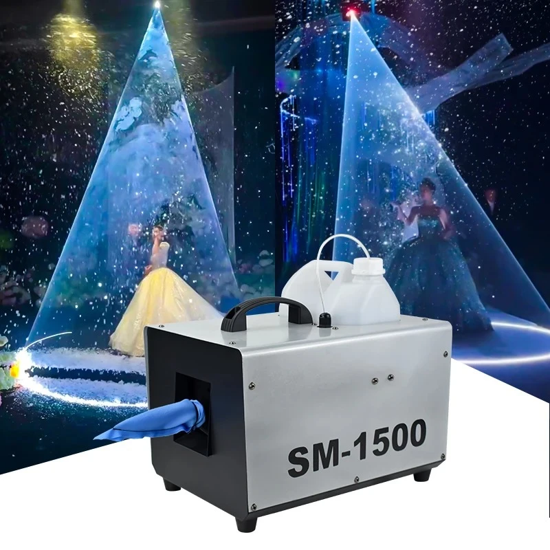 1500W Outdoor Or Indoor Christmas Snow Making Machine Party Stage Effect Equipment Artificial Snow Machine For Festivals
