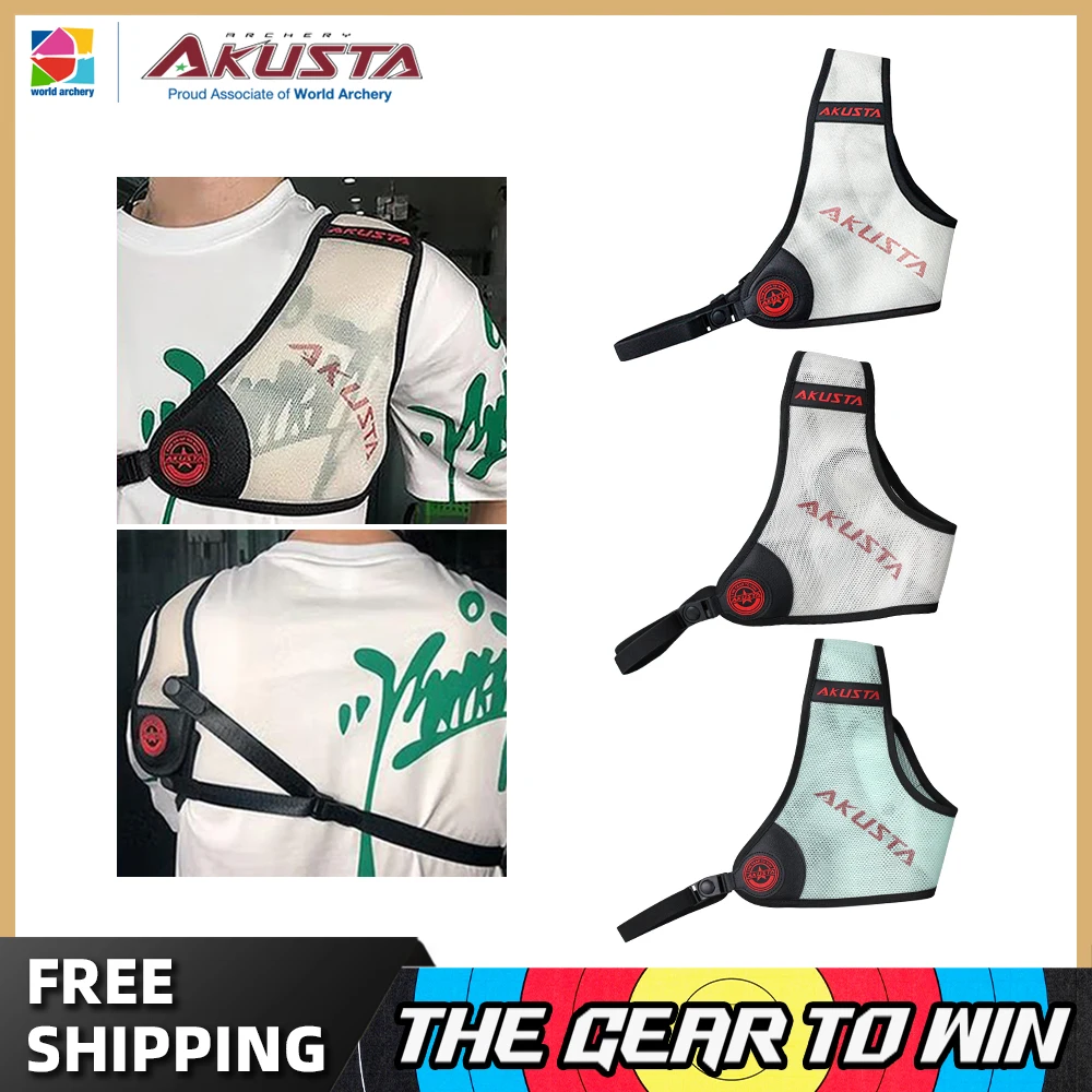 

Akusta-Archery Chest Guard Protection, регулируемая 3-слойная прочная ткань, традиционный изогнутый лук