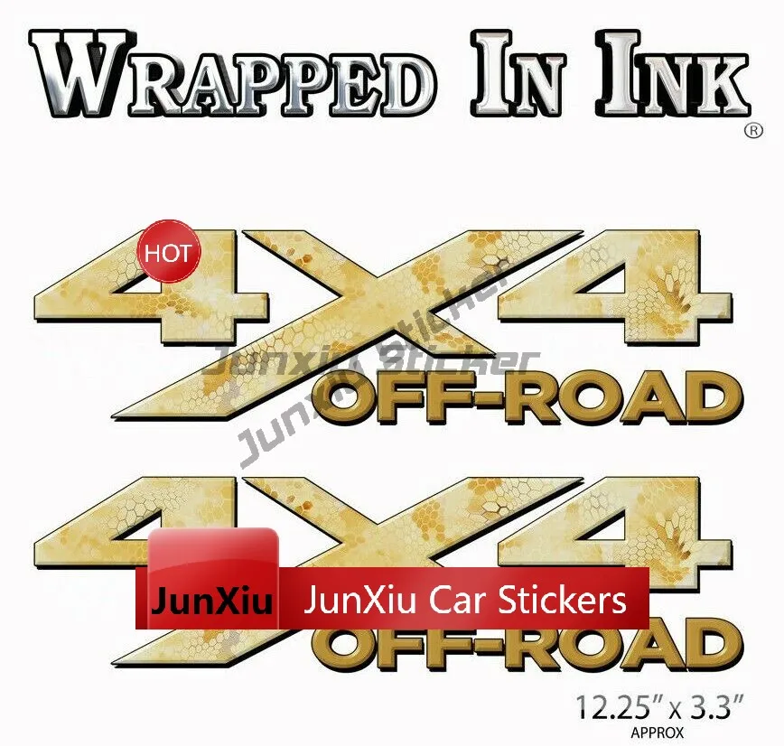 2 Stück 4x4 Offroad Pink Camo Aufkleber für LKW-Ladefläche und Heckklappe, Vinyl-Grafiken, 4x4 Offroad Mountain Vinyl-Aufkleber Zubehör Motor – Detail 16