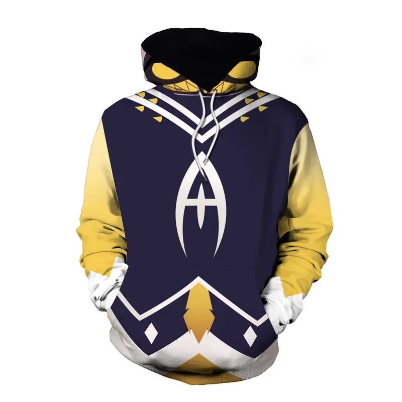 Аниме Адам Косплэй толстовка с принтом 3D униформа унисекс вечерние костюм Хазбина куртка полиэстер повседневная верхняя одежда ОСЕННАЯ спортивная одежда @ 0Z *