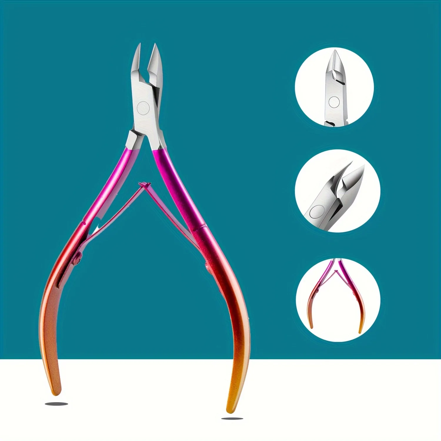 Colorful Scissor Nail Cuticle Nipper Clipper Tool