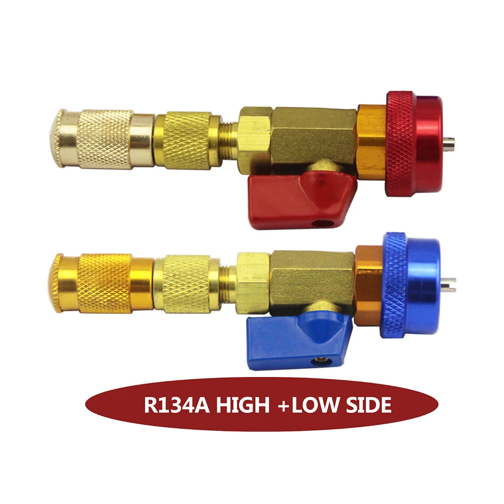 R134A R1234YF Quick Valve Core Remover Installer Tool High Low Pressure Tool Air Conditioning Syestem Tool
