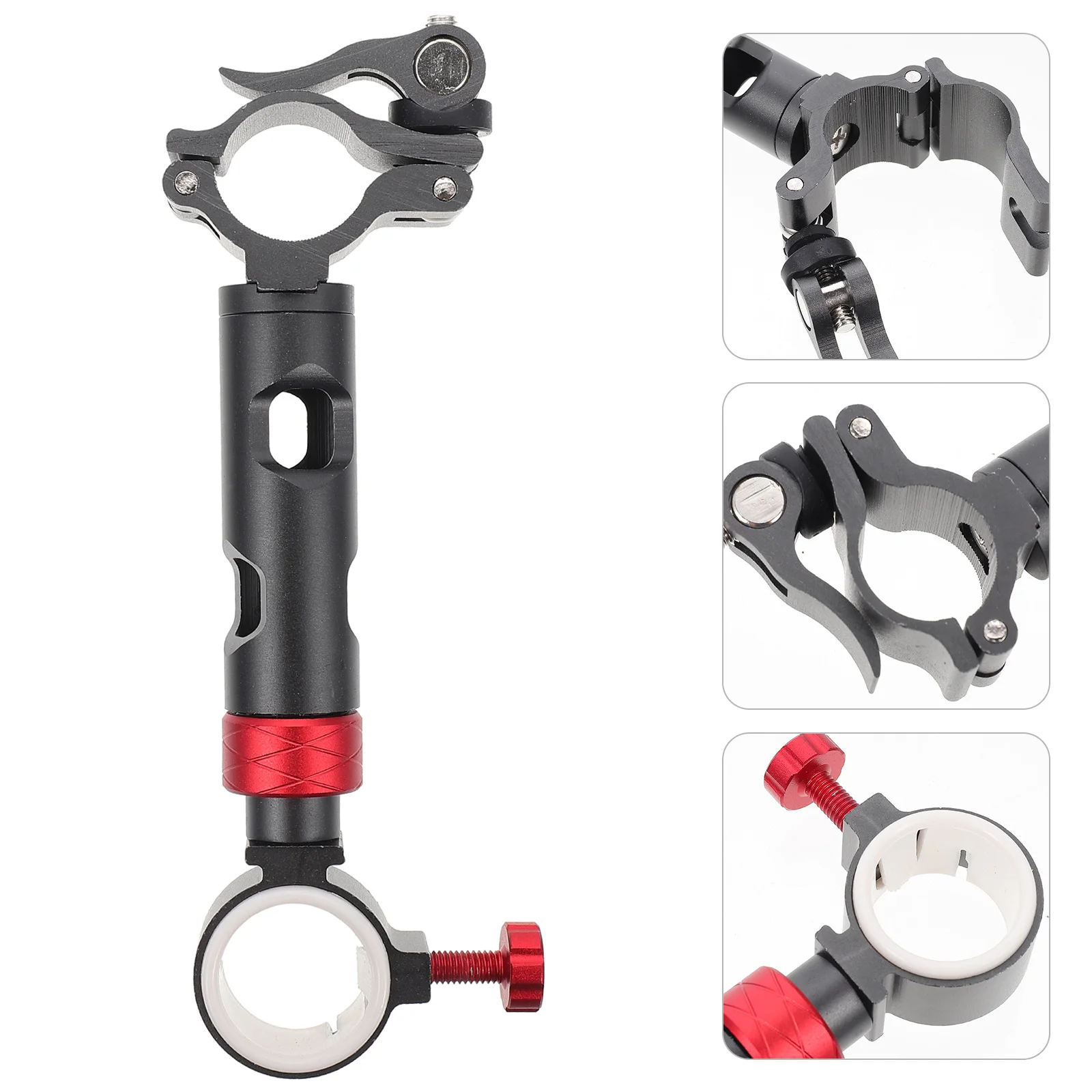 

Fishing Umbrella Bracket 1PC Aluminum Alloy Compact Lightweight Adjustable Pipe Plastic Gasket Firm Stable Easy