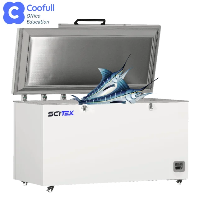 

105l Tuna Freezer -25~-60 Degree CFC Free Refrigerant Freezer for Laboratory