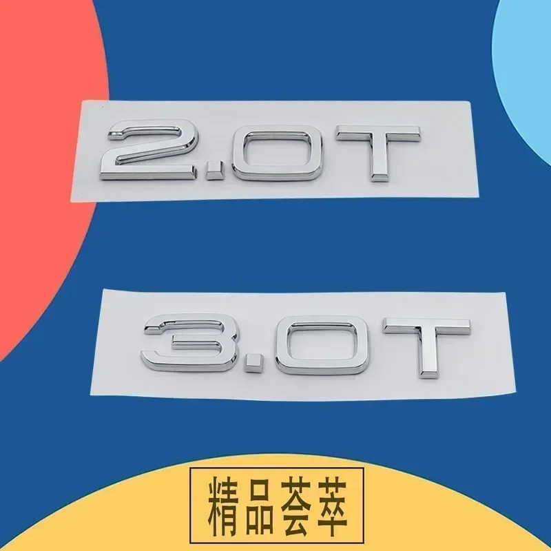 OK For Deutsch Germany German SUV Off Road 3D 1.8T 2.0T 3.0 T 3.0T Letters Car Engine Fender trunk Rear Decal Emblem Badge Stick