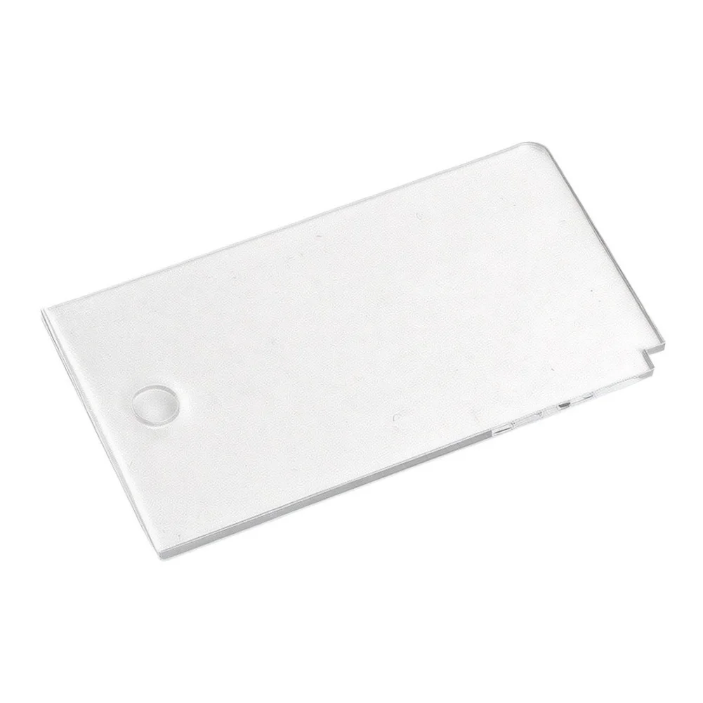 For Acrylic Ski Wax Scraper 13 x 7 cm Size with Precision Edge for Safe Wax Removal on Ski and For Snowboard Bases