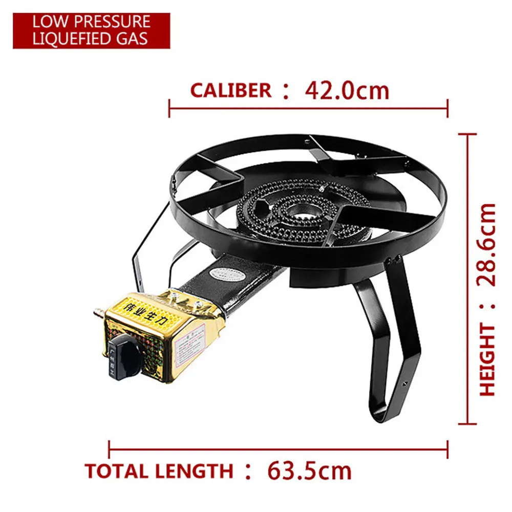 Olla sopera de alta presión con pies, estufa electrónica de bajo voltaje, estufa de gas, estufa de gas licuado, estufa de escritorio