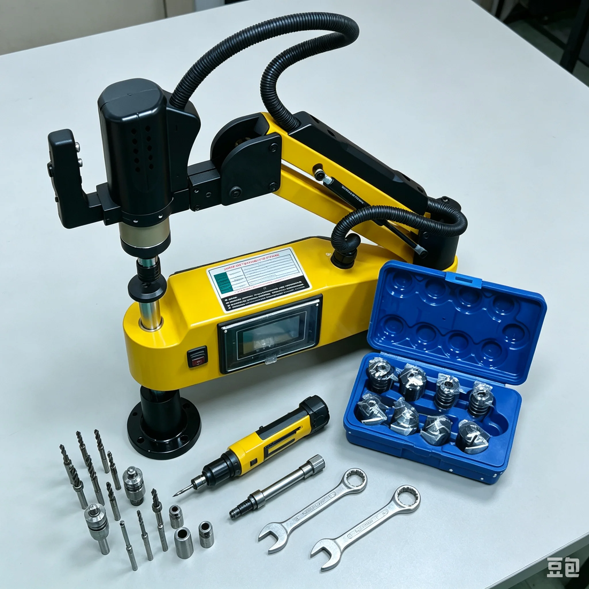 M3-M20 M6-M36 Vertical Universal Electric Tapping Machine Servo Motor Easy Arm with Chucks for Threading and Drilling Machine