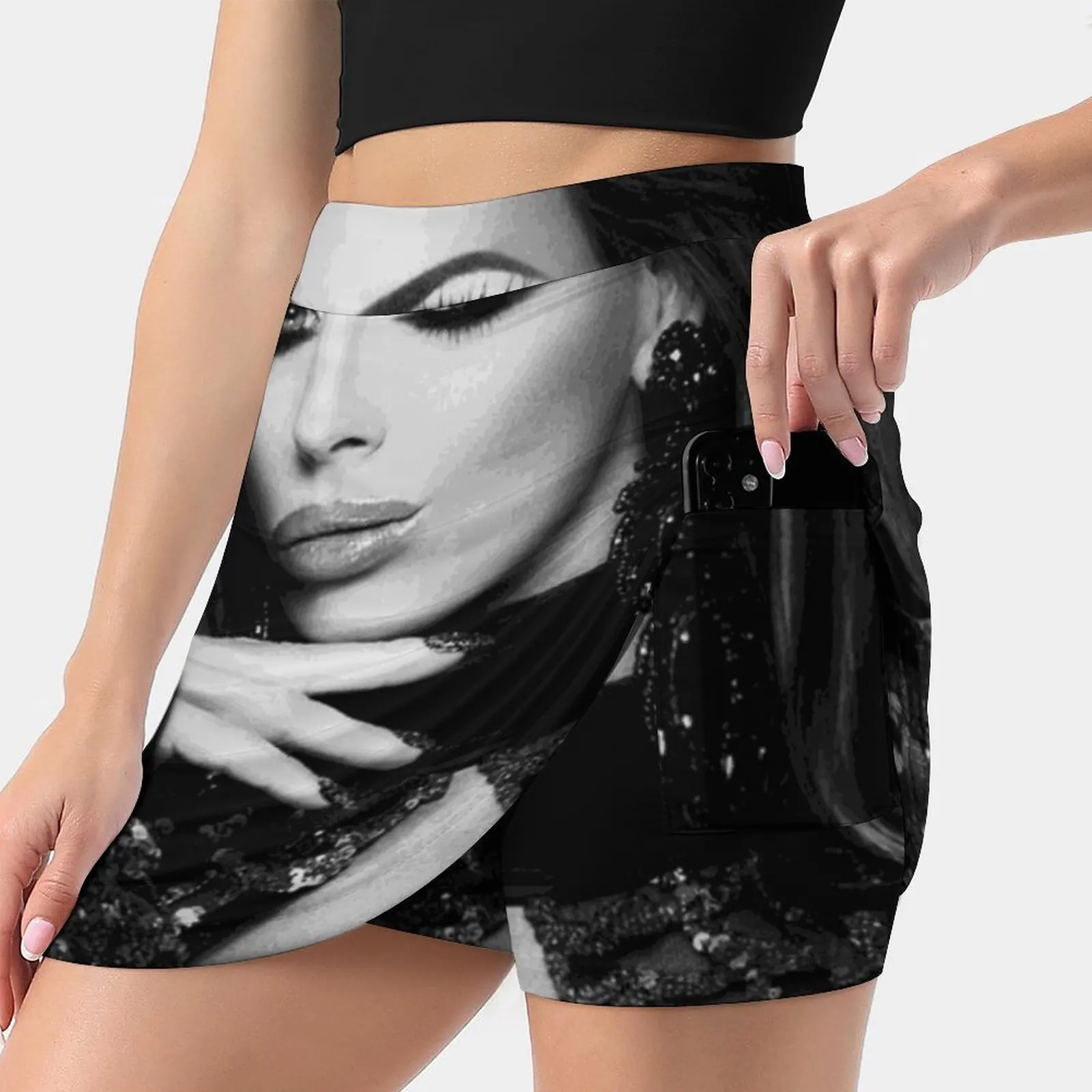 Alyssa Edwards Black Women Sports Skirt Tennis Golf Dance Fitness Running Yoga Skirts Alyssa Edwards Backrolls Back Rolls Ru