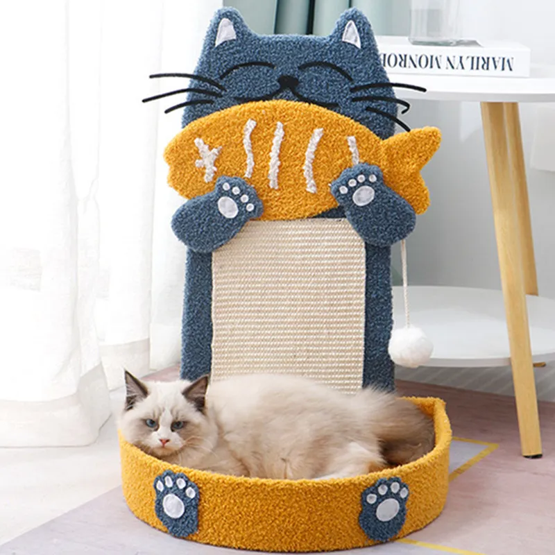 

Cat Scratcher Cat Wall Furniture Cats Shelves Scratching Post for Cats Scratch Board Climbing Scratcher Sofa Protector Pet Toys